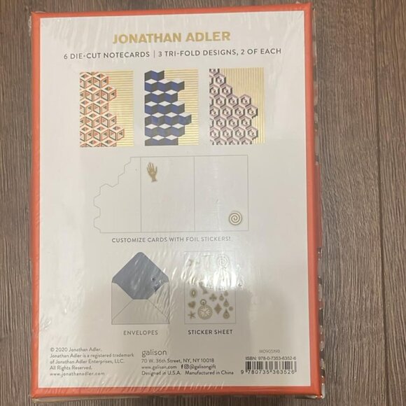 Jonathan Adler Versailles Stationary Set - Picture 3 of 6